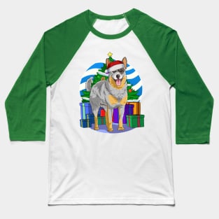 Australian Cattle Dog Christmas Tree Decoration Baseball T-Shirt